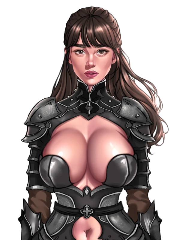 Kiara, a playable protagonist in Elf in Chains